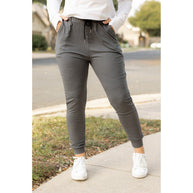 Ready to Ship | The Cindy Charcoal Joggers - Luxe Leggings by Julia Rose® Round 2