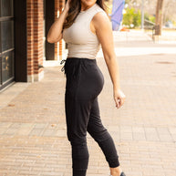 Ready to Ship | The Luxe Reagan Black Joggers - 2 PACK