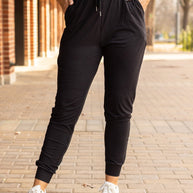 Ready to Ship | The Luxe Reagan Black Joggers - 2 PACK