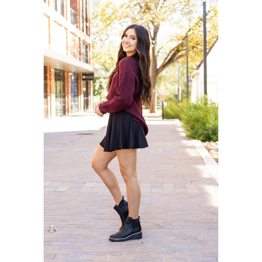 Ready to Ship | The Brielle Black Skort