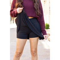 Ready to Ship | The Brielle Black Skort
