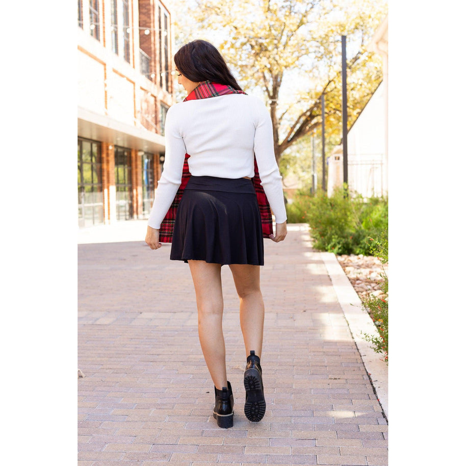 Ready to Ship | The Brielle Black Skort