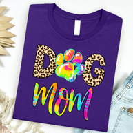 Tie Dye Dog Mom Graphic Tee