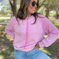 PREORDER: Best Selling Elliott Exposed Seam Sweatshirt in Five Colors