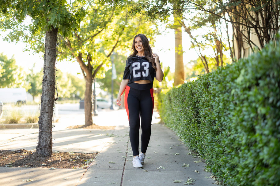 PreOrder | The Presley - Purple Panel Full Length Leggings ROUND 2