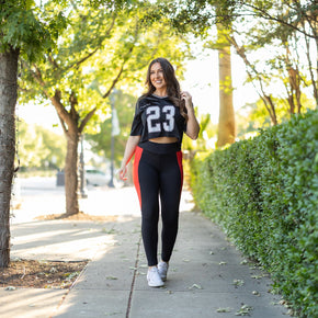 PreOrder | The Presley - Purple Panel Full Length Leggings ROUND 2