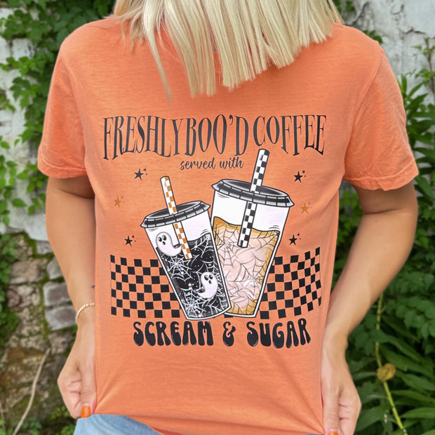 Freshly Boo’d Coffee Soft Graphic Tee