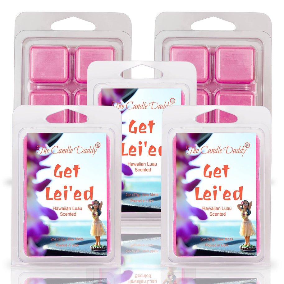 GET LEI'ED - HAWAIIAN LUAU SCENTED WAX MELT - 1 PACK - 2OZ