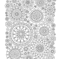 Notebook Doodles Henna Style Coloring
