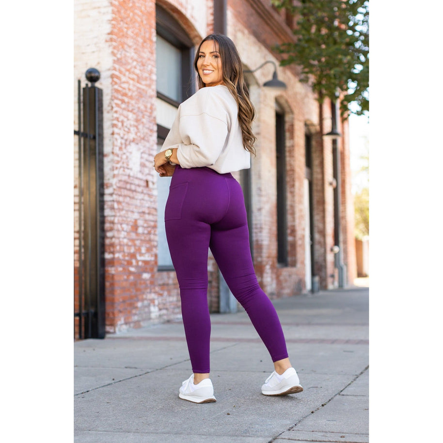 Ready to Ship | The Kinsley Purple Full Length Leggings