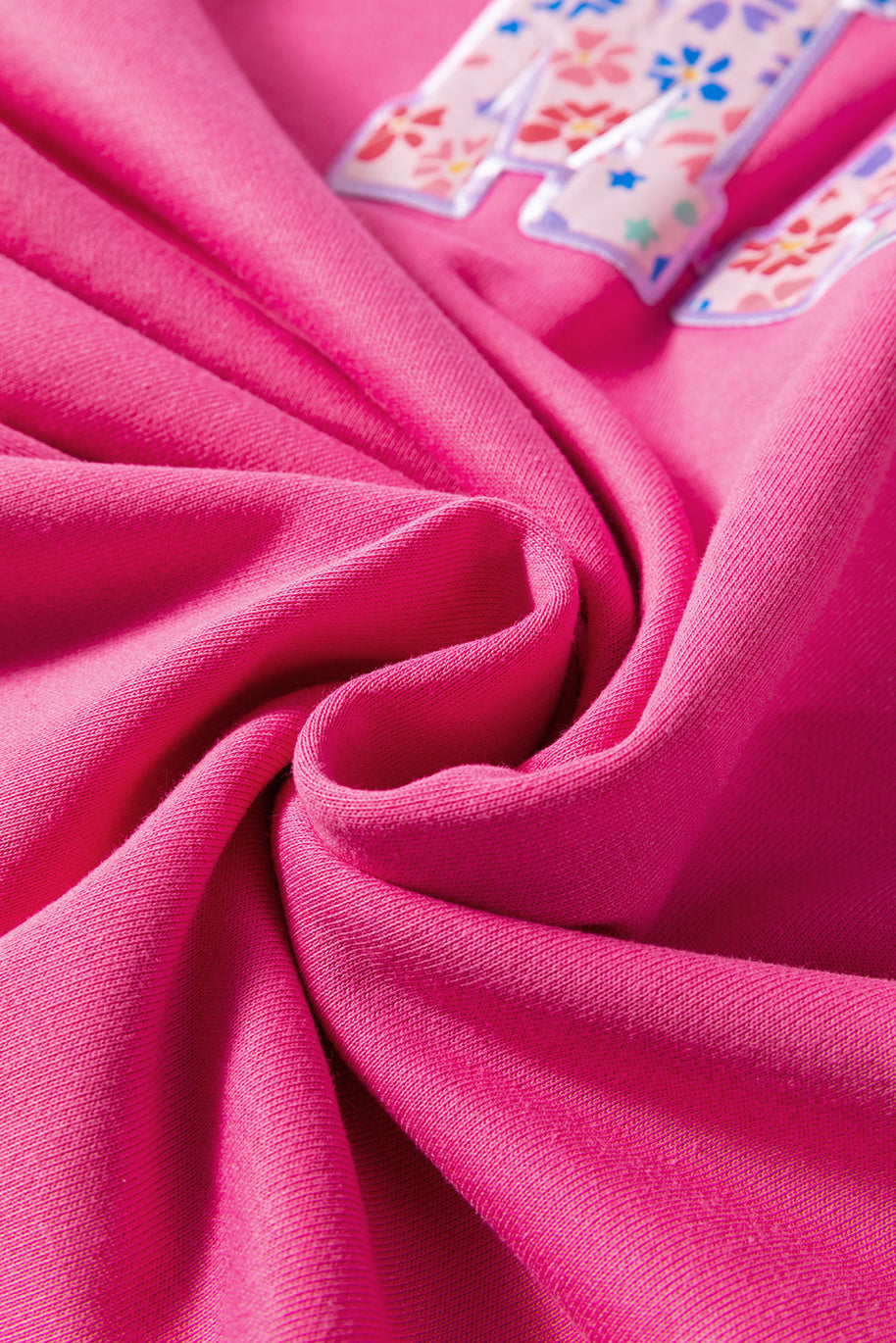 RTS: Floral Embroidered Mama Crew