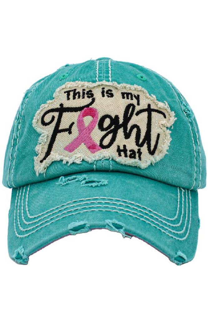 THIS IS MY FIGHT HAT Washed Vintage Baseball cap