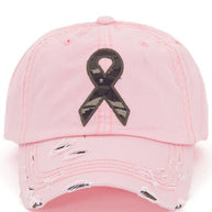 Camo Ribbon Washed Vintage Baseball Cap