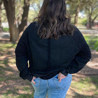 PREORDER: Best Selling Elliott Exposed Seam Sweatshirt in Five Colors