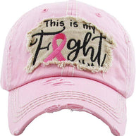 THIS IS MY FIGHT HAT Washed Vintage Baseball cap