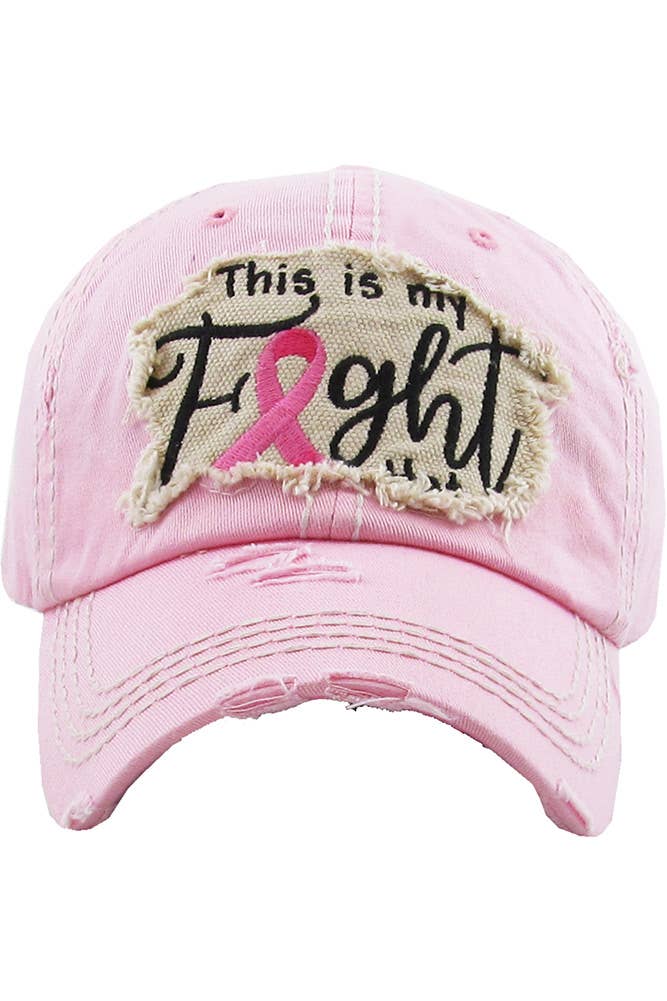 THIS IS MY FIGHT HAT Washed Vintage Baseball cap
