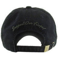 Camo Ribbon Washed Vintage Baseball Cap