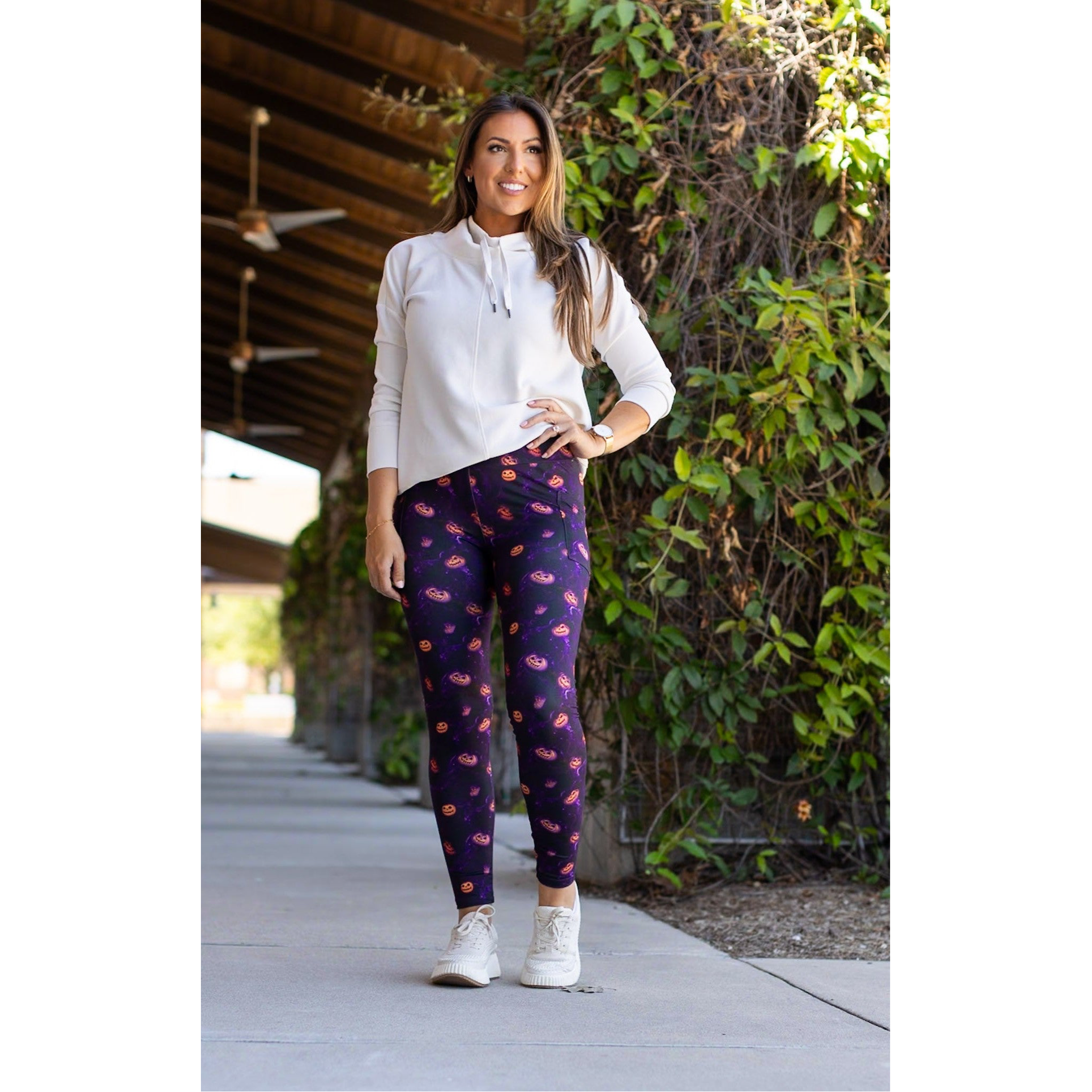 Ready to Ship  | The Elly - Pumpkin Blaze Leggings *