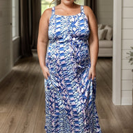 Abby Road - Royal Blue Maxi Dress