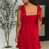 Acting Brand New Contrast Trim Crinkle Woven Dress