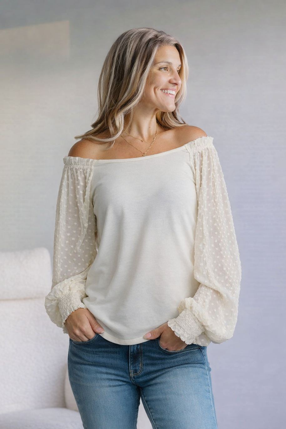 Angelic Raglan Top