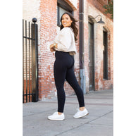 Ready to Ship | BLACK FULL-LENGTH Leggings with POCKET