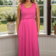 Begonia Beauty Maxi Dress