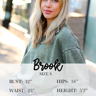 Emerald Cotton Blend COWGIRL Graphic Long Tee