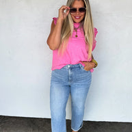 PREORDER: Alexie Straight Leg Cropped Jeans