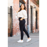 Ready to Ship | BLACK FULL-LENGTH Leggings with POCKET