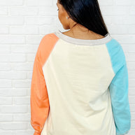 Color Me Confused Color Block Top
