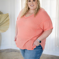 Cute In Coral - Short Sleeve