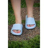 Ready to Ship | Light Blue Insanely Comfy -Beach or Casual Slides