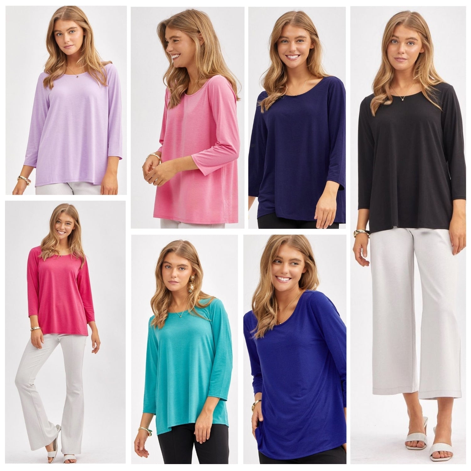 Dear Scarlett Signature Classic Round Neck Top