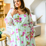 Delightfully Yours Floral Dress