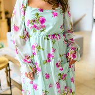 Delightfully Yours Floral Dress