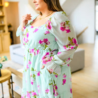 Delightfully Yours Floral Dress