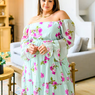 Delightfully Yours Floral Dress