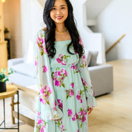 Delightfully Yours Floral Dress