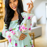 Delightfully Yours Floral Dress