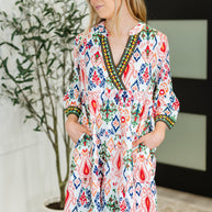 Depend on Me Boho Tiered Dress