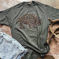 Leopard Buffalo Graphic Tee
