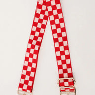 Lizzie Checkered Adjustable Bag Strap