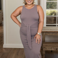 Embrace Your Beauty - Mauve Dress