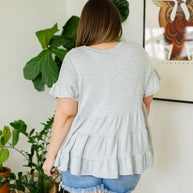 Endless Memories Tiered Babydoll Top