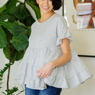 Endless Memories Tiered Babydoll Top