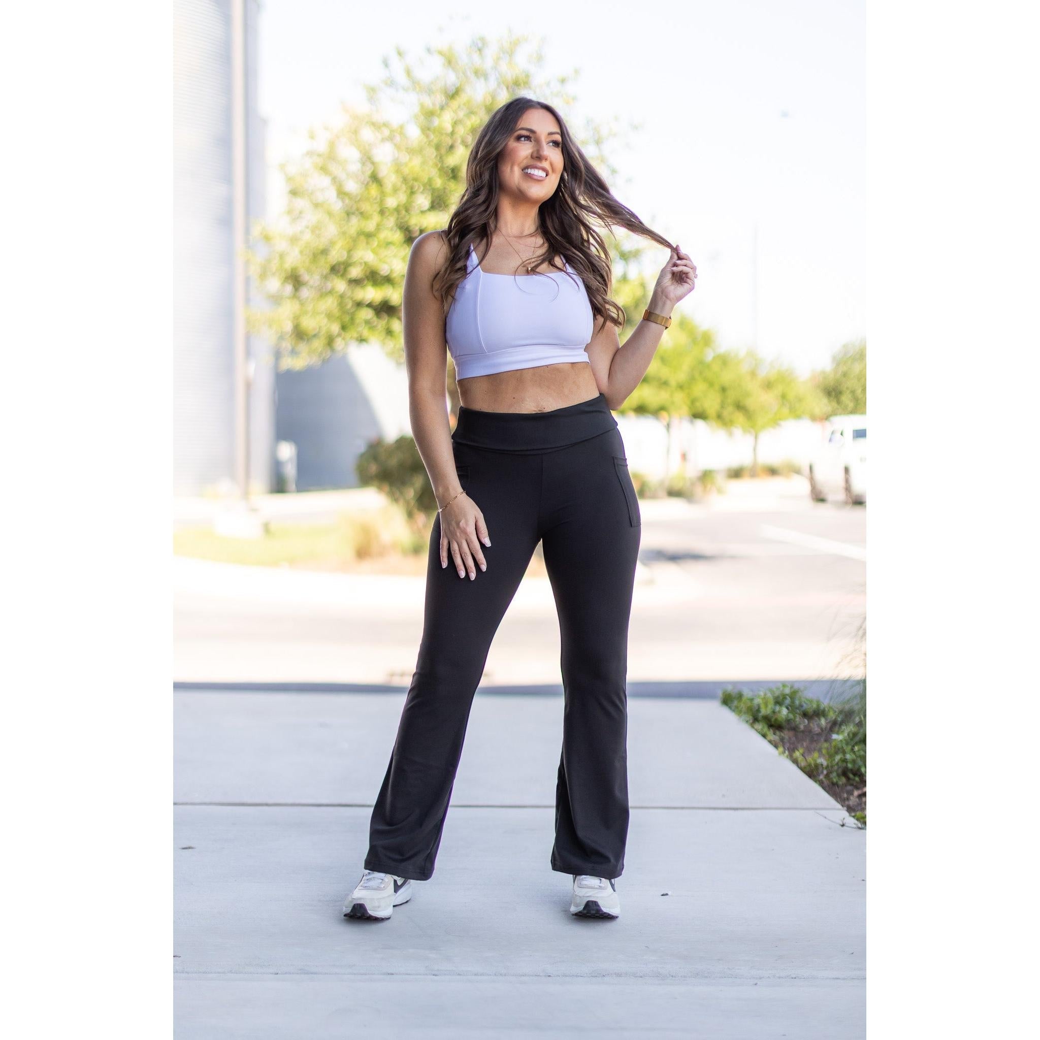 Ready to Ship | The Deluxe Paige Fold-over, Sculpting Leggings - Luxe Leggings by Julia Rose®