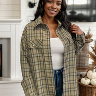 Faith In Fall Plaid - Button Down