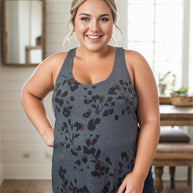 Floral Shadows - Tank Top