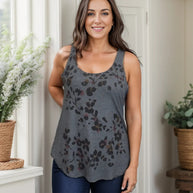Floral Shadows - Tank Top
